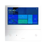 TOUCH SCREEN VIDEOCITOFONO WI-FI 7" BIANCO-2 FILI AVE