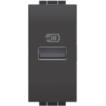 LIVING LIGHT BTICINO Caricatore USB tipo A 1m antracite
