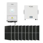 KIT FOTOVOLTAICO INVERTER 3.6KW CON ACCUMULO 5KW PANNELLI 3,69KW