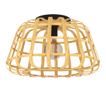 PLAFONIERA MONTEZUELO 1 X E27 STRUTTURA LEGNO H265 Ø450