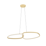 SOSPENSIONE LODOSA LED 37,5W 3000K 5100 LM ALLUMINIO OTTONE L1130 H1100
