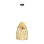 SOSPENSIONE SAMBUCONA 1 X E27 DIFFUSORE LEGNO H1500 Ø350