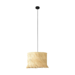 SOSPENSIONE PAISANO 1 X E27 DIFFUSORE RATTAN NATURALE H1500 Ø480