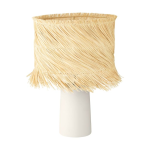 LAMPADA DA TAVOLO PAISANO 1 X E27 DIFFUSORE RATTAN NATURALE H515 Ø300