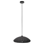 SOSPENSIONE BARLASTON 1 X E27 DIFFUSORE TESSUTO GRIGIO Ø450 H1100