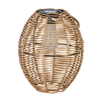 LAMPADA SOLARE DA GIARDINO_SOLAR LED 2X0,2W 3000K POLICARBONATO E ACCIAIO H450 Ø260