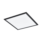 PLAFONIERA SALOBRENA 1 LED 21,5W 4000K 3000Lm ALLUMINIO NERO 45 X 45 CM