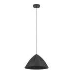 SOSPENSIONE PODERE 1 X E27 STRUTTURA ACCIAIO NERO Ø425 H1100