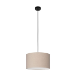 SOSPENSIONE FENIGLIA 1 X E27 DIFFUSORE TESSUTO LINO Ø380 H1100