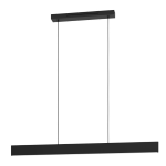 SOSPENSIONE ANDREAS-Z LED 2 X 19W 2700-6500K 4600Lm CAMBIO COLORE CON APP E TELECOMANDO STRUTTURA ACCIAIO NERO L1170 x 70 H1100