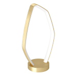 LAMPADA DA TAVOLO VALLEROSA LED 10,8W 3000K 1300Lm ALLUMINIO OTTONE SPAZZOLATO L220 H425