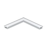 ANGOLO INTERNO PROFILO PER STRISCE LED DA INCASSO 11CM RECESSED PROFILE 1 ALLUMINIO 23 X 9 MM CON COPERTURA