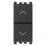 Due pulsanti INTERBLOCCANTE NO+NO 10A grigio SERIE VIMAR ARKÈ