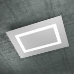 FINE SERIE - CARPET RETTANGOLARE GRANDE 4 LUCI GRIGIO