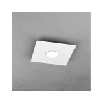 PATH PLAFONIERA UN LED VETRO 25 X 25  BIANCO 
