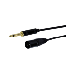 CAVO MICROFONICO PROFESSIONALE SPINA 6,3MM MONO / SPINA XLR 1,8MT