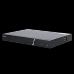 NVR PER TELECAMERE IP - 16 CH H.265+ 12 Mpx 160 Mbps HDMI 4K e VGA 2 HDD RICONOSCIMENTO FACCIALE METADATI VIDEO