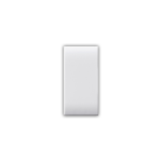 Domus S44 Tappo Copriforo 1 Modulo Bianco Lucido RAL 9010