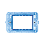 Supporto con Viti S44 per Scatole Rettangolari 3 Moduli