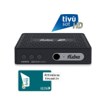 DECODER DIGITALE TIVUSAT FUBA ODE718 PRO + CARD TIVUSAT CON TELECOMANDO UNIVERSALE