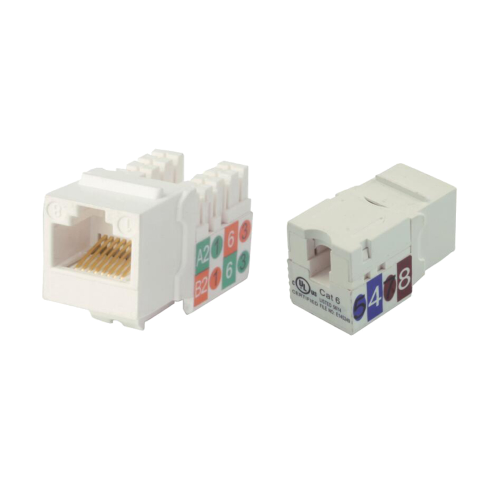 Modulo connettore keystone RJ45 femmina Categoia 5e.
