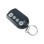 Radiocomando bidirezionale a 4 pulsanti VESTA. Inserito / disinserito, avviamento e panico. Adatto per sicurezza e domotica. Funziona con 1 batteria al litio CR2032 3V. 8 anni di durata della batteria. UL1023. EN50131 Grado 2, Classe II