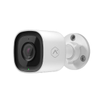 Telecamera IP Alarm.com. 2MP, H.264. Illuminazione IR 15 m. Ottica 117°. HDR. Analisi video. Audio bidirezionale con microfono e altoparlante integrati. Slot per microSD, IP66, 12V DC.