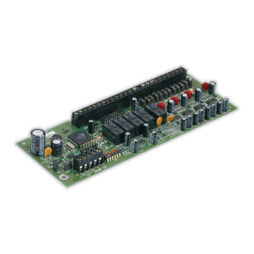 Scheda Syncro di 4 zone convenzionali e 2 uscite di sirene supervisate