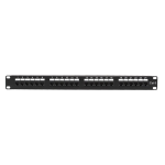 Patch panel da 24 porte UTP/RJ45 in formato rack