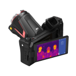 Sistema di rilevazione della temperatura corporea. Risoluzione termica 384 x 288, obiettivo termico da 25 mm. Display touch LCD. Fotocamera da 5 MP. H.264. Porta micro USB 2.0. Gigabit Ethernet. Mini HDMI. Slot per schede TF. IP54. Batteria ricaricabile a