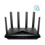 Router Wi-Fi 5G NR SA/NSA. WiFi 6 AX3000 doppia banda. Chipset Qualcomm all'interno. Doppio slot Nano SIM (SIM ridondante). 4 porte Gigabit Ethernet (Failover WAN). 4 antenne mobili rimovibili. PPTP / L2TP / OpenVPN / WireGuard / IPSec / Zerotier