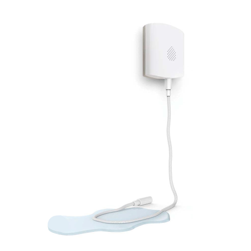 Rivelatore di inondazioni radio VESTA. Sonda per acqua cablata. Incorpora una sirena da 85 dB. Supervisione periodica. Alimentato da 1 batteria al litio CR123 3V. Durata della batteria di oltre 10 anni. Grado di protezione IP55