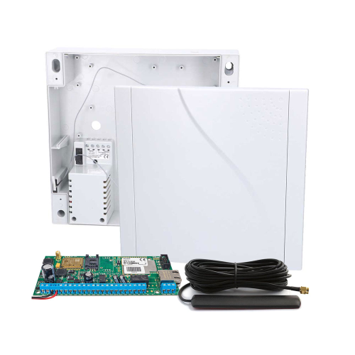 Kit EBS composto da: 1x Trasmettitore EBS-6 4G (EPX400-10AC). 1x Scatola di plastica QAR-365N con trasformatore. 1x Antenna QAR-266A per trasmettitori GPRS.