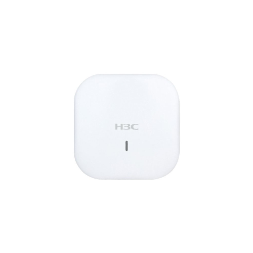 Punto di accesso H3C per interni. Dual concurrency WiFi 6 fino a 5375 Mbps. Modalità operative Fit e Fat (Cloud). Design flessibile e scalabile. Bande a 2,4 e 5 GHz con tecnologia wireless 802.11ax. Software di gestione centralizzata