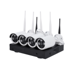 NIVIAN KIT VIDEOSORVEGLIANZA WIFI 3MP NVR 8CH 4 TELECAMERE CON ACCESSORI