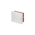 CASSETTA CENTRALINO DA INCASSO BIANCO PORTA BIANCA 8 MODULI 240 X 194 X 80 MM 63008C