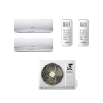 CLIMATIZZATORE ZEPHIR UNITA'  ESTERNA ZDUO9+9WIFMY24UE  + 2 SPLIT BZDUO9000WFMY24UI