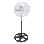 VENTILATORE A PIANTANA IN ACCIAIO 125 CM DA 65W BASE ROTONDA 5 PALE NATALUNA