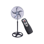 VENTILATORE A PIANTANA IN ACCIAIO 125 CM DA 65W BASE ROTONDA 5 PALE COVERI REGOLABILE CON TELECOMANDO