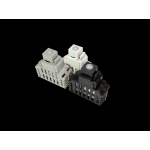 SENSORE DA INCASSO 12V USCITA RELÈ C-NC KEYSTONE BIANCO