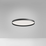 PLAFONIERA ACELIA P/M LED 40W 2400LM 3000K-4000K ALLUMINIO SATINATO NERODIFFUSORE IN METACRILATO 