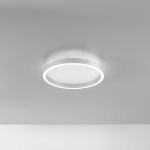 PLAFONIERA AELA P/P LED 30W + 6W 2000LM 3000K-4000K ALLUMINIO SATINATO BIANCO DIFFUSORE IN METACRILATO BIANCO OPACO