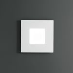 PLAFONIERA BILDE P/G LED 56W 5600LM 3000K STRUTTURA ALLUMINIO BIANCO OPACO 640 X 640 MM