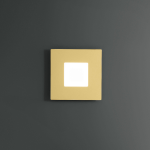 PLAFONIERA BILDE P/M LED 39W 3900LM 3000K STRUTTURA ALLUMINIO ORO OPACO 520 X 520 MM