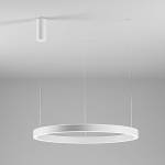 SOSPENSIONE CRISEIDE S/1G LED 100W 5300LM 3000K ALLUMINIO BIANCO SATINATO D966MM