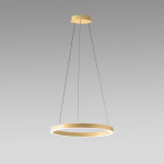 SOSPENSIONE CRISEIDE S/G LED 80W 4200LM 3000K ALLUMINIO ORO SPAZZOLATO D800 MM