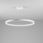 SOSPENSIONE CRISEIDE S/S LED 100W 5300LM 3000K ALLUMINIO BIANCO SATINATO D966 MM