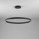 SOSPENSIONE CRISEIDE S/S LED 100W 5200LM 3000K ALLUMINIO NERO SATINATO D966 MM