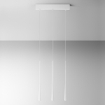 SOSPENSIONE DAFNE S/3P LED 16,5W 612LM 3000K ALLUMINIO BIANCO SATINATO
