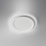 PLAFONIERA DHARMA P/G LED 49W 3300LM 3000K ALLUMINIO BIANCO SATINATO D550MM